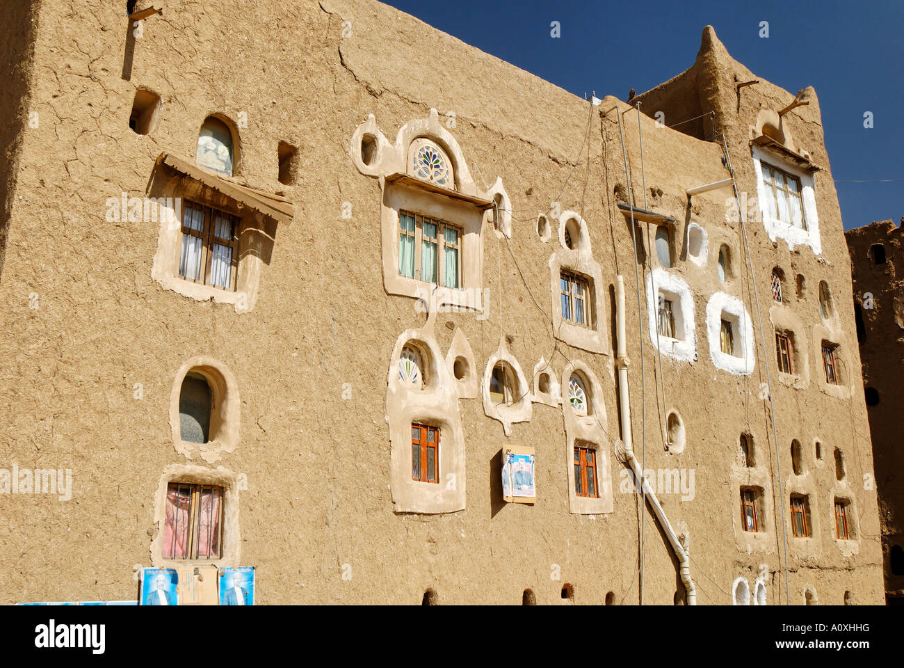 Città vecchia di Amran, Yemen Foto Stock