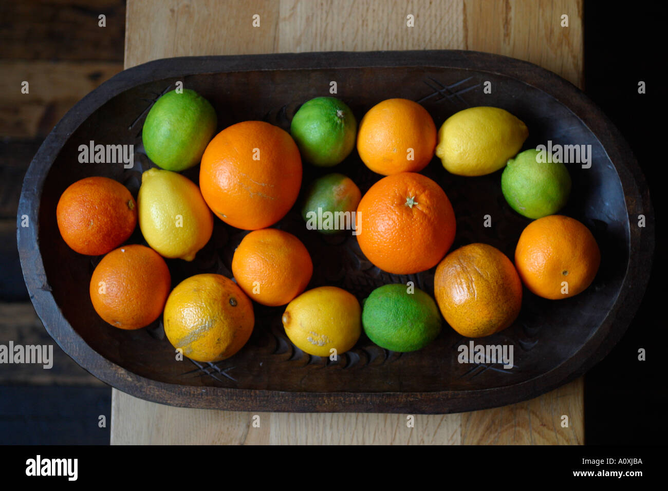 Ciotola di frutta Foto Stock