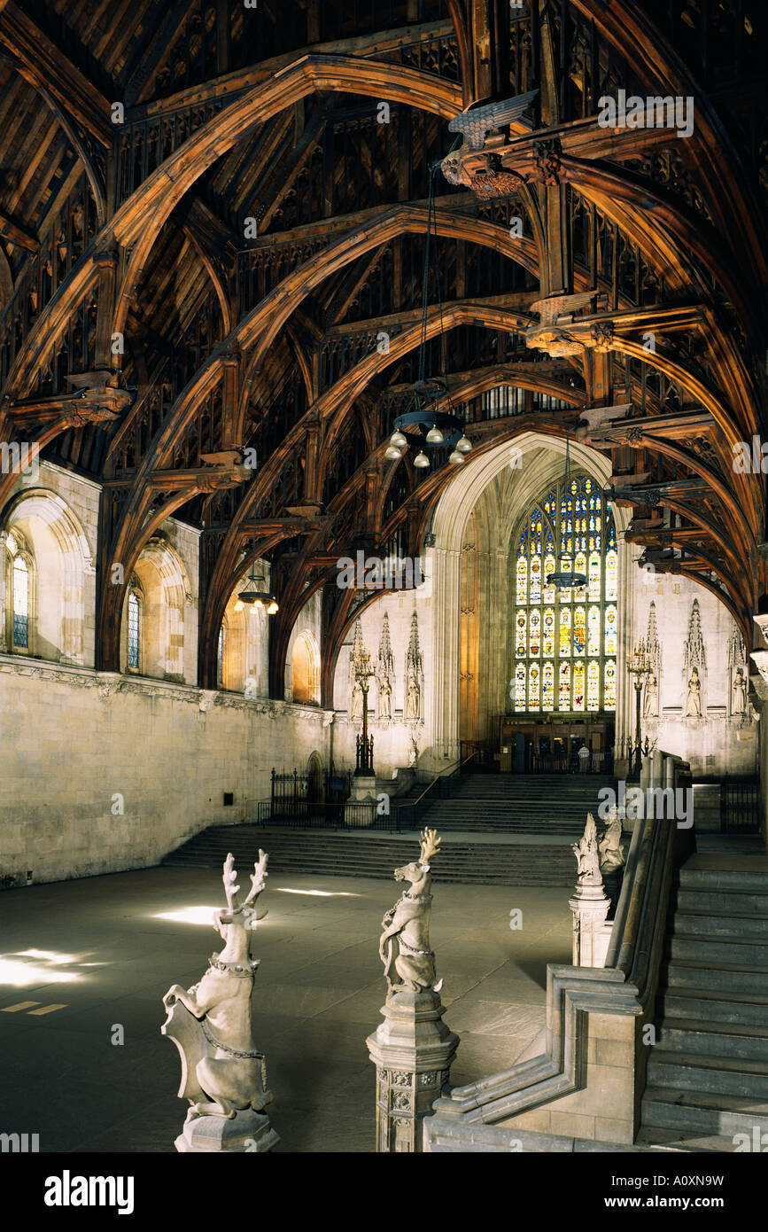 Westminster Hall Westminster UNESCO World Heritage Site Londra Inghilterra Regno Unito Europa Foto Stock