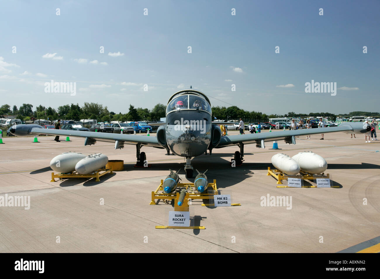 British Aerospace BAC 167 Strikemaster Mk82A RIAT 2005 RAF Fairford Gloucestershire England Regno Unito Foto Stock