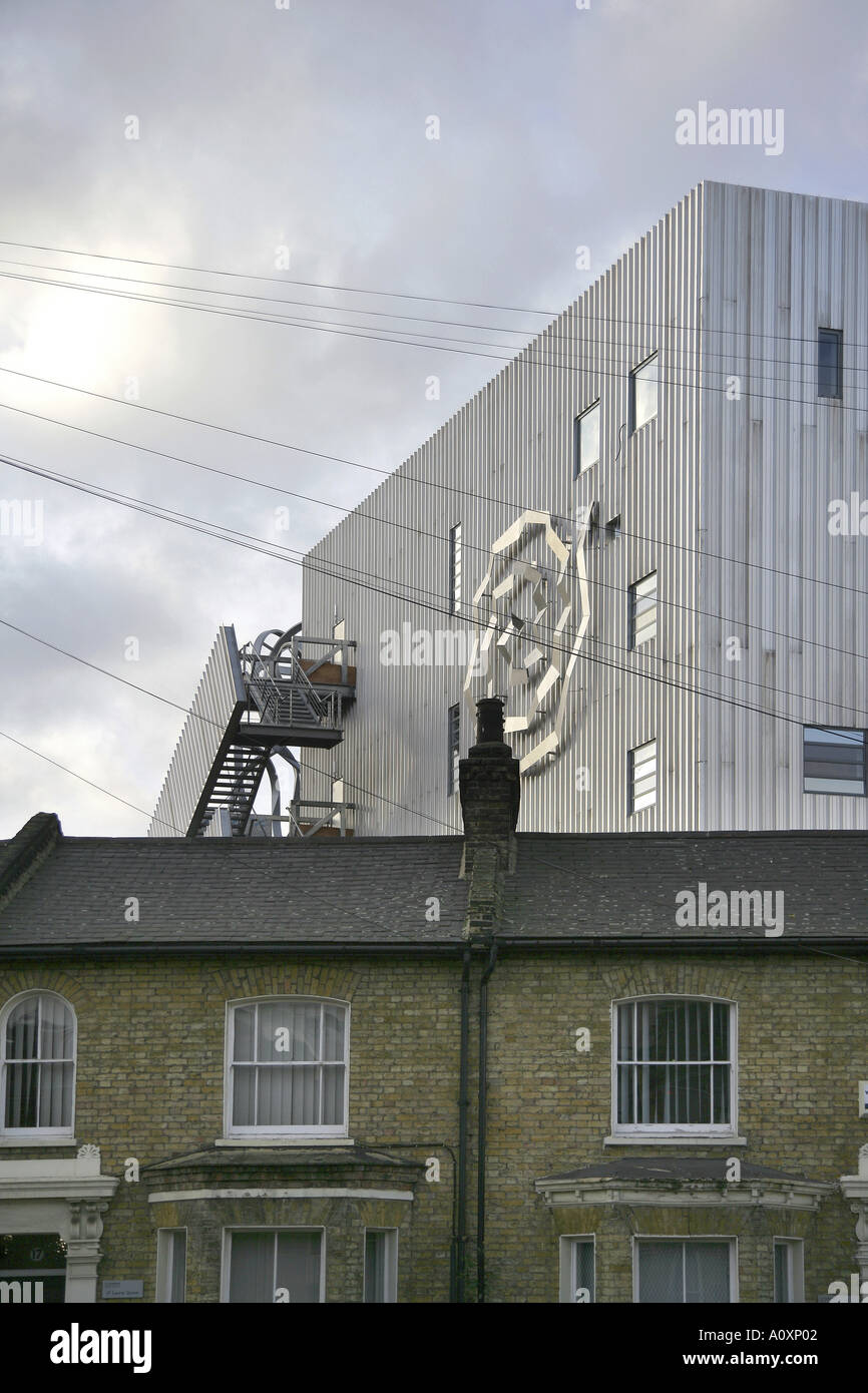 Ben Pimlott Edificio, orafi School of Art di New Cross, Londra, 2005. Esterno da sud-est. Foto Stock