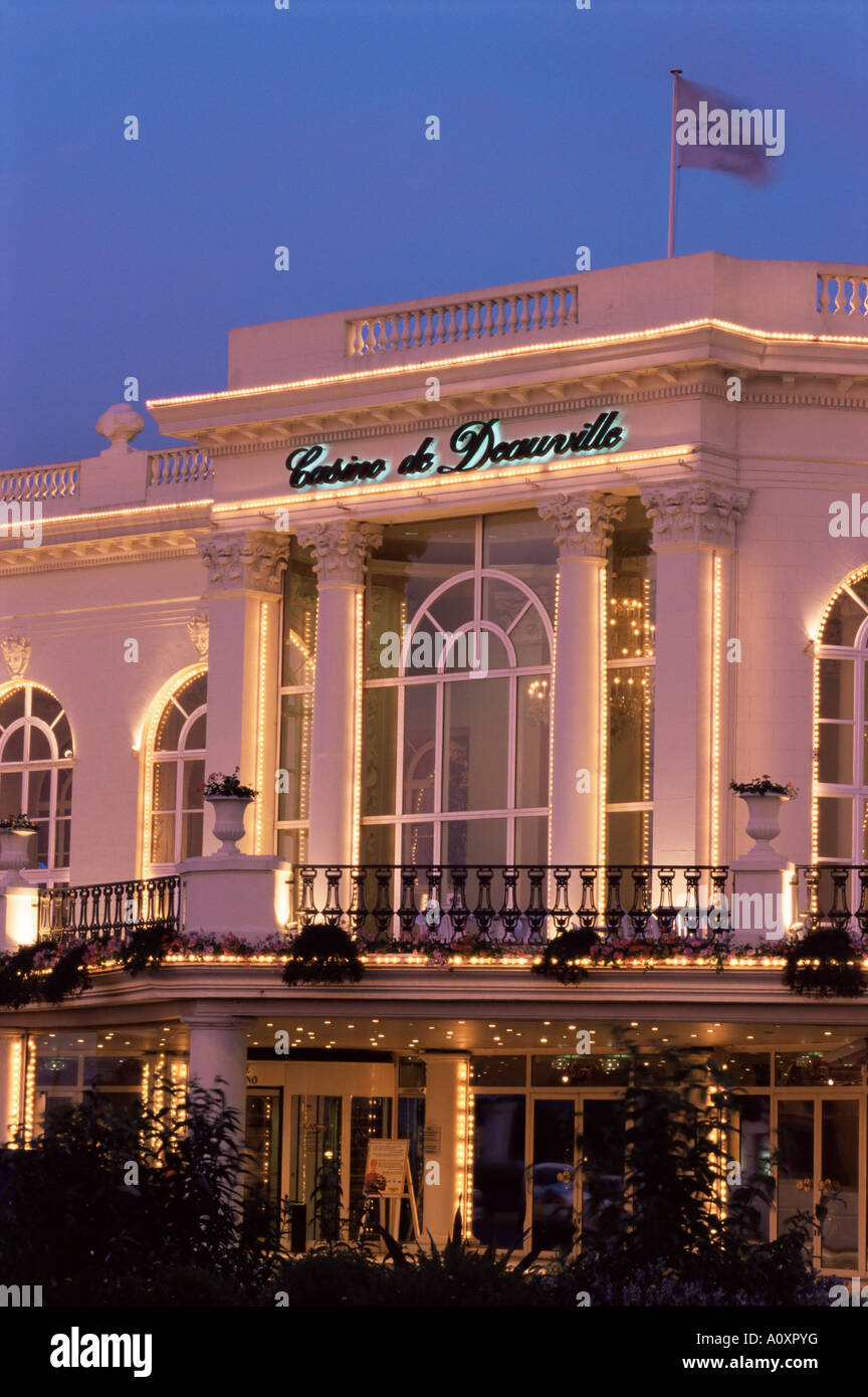 Casinò di Deauville Basse Normandie Normandia Francia Europa Foto Stock