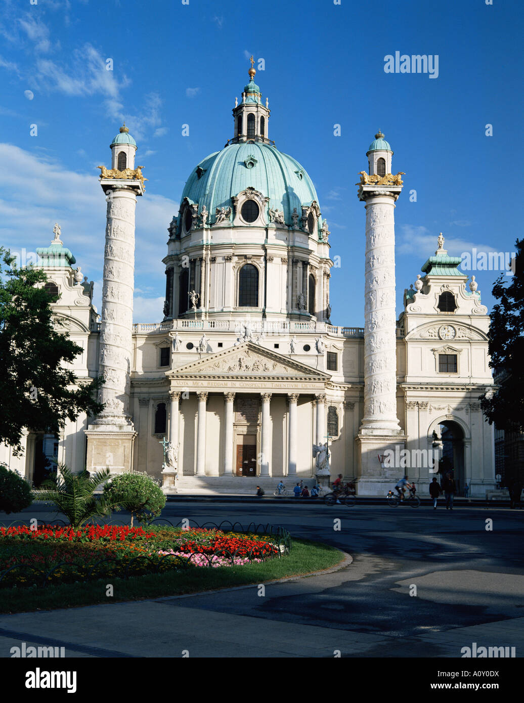 San Carlo Borromeo chiesa Vienna Austria Europa Foto Stock