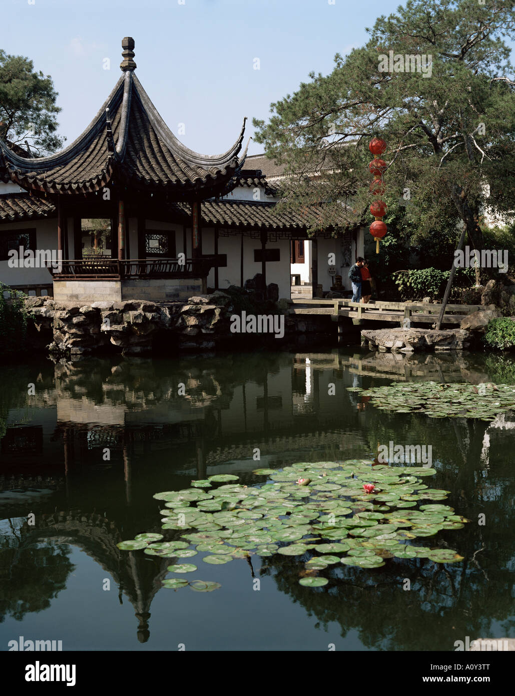 Giardino Wangshi Suzhou Cina Asia Foto Stock