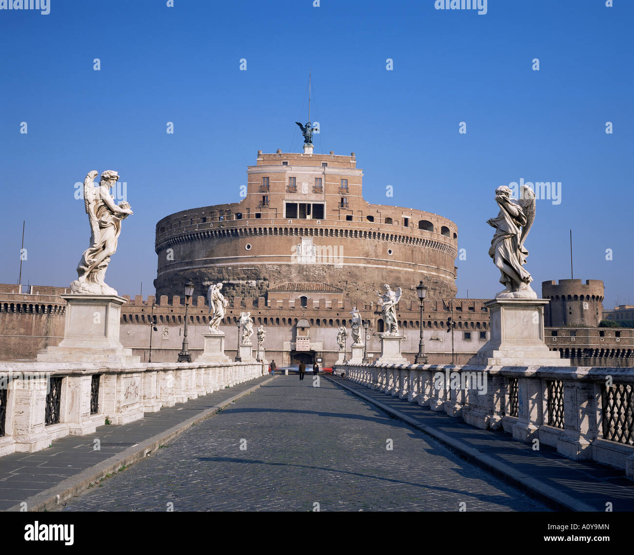 Castel S Angelo Roma Lazio Italia Europa Foto Stock