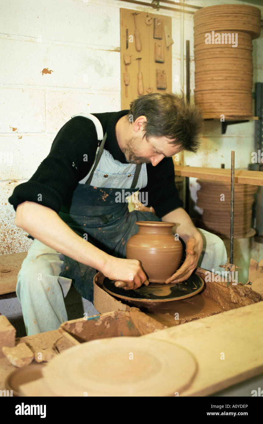 Villaggio potter Nord Pas de Calais Francia Europa Foto Stock