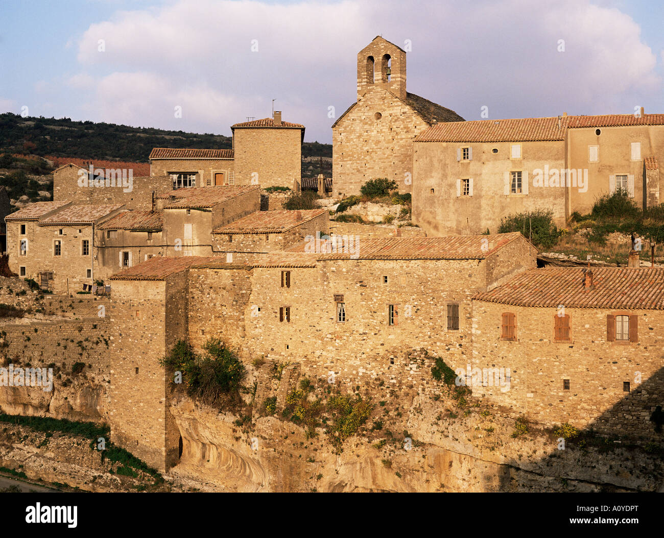 Villaggio di Minerve Languedoc Roussillon Francia Europa Foto Stock