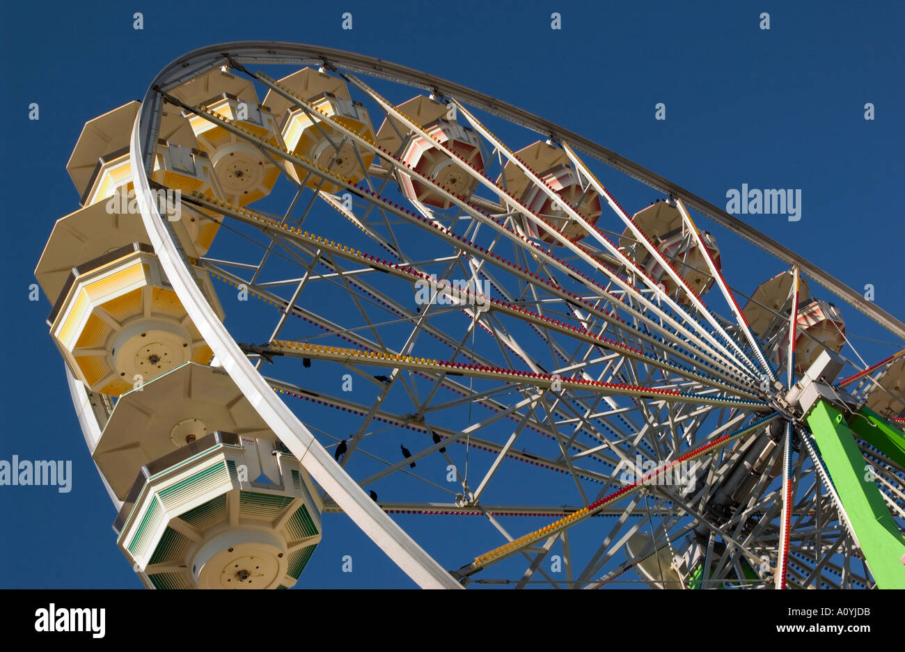 Ruota panoramica gigante al parco divertimenti Family Kingdom di Myrtle Beach, South Carolina, Stati Uniti. Foto Stock