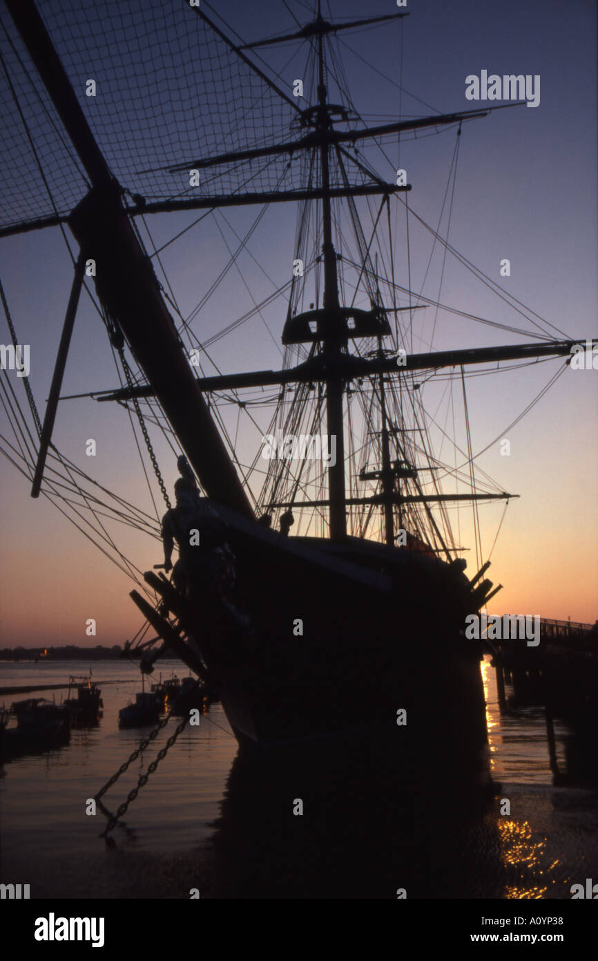 HMS Warrior 1860, Portsmouth, Inghilterra Foto Stock