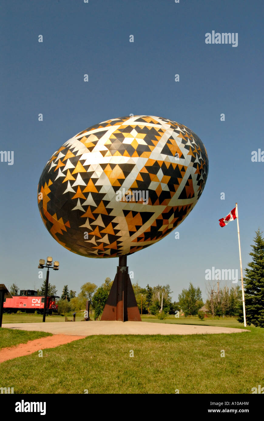 Gigantesco Uovo di Pasqua Foto Stock