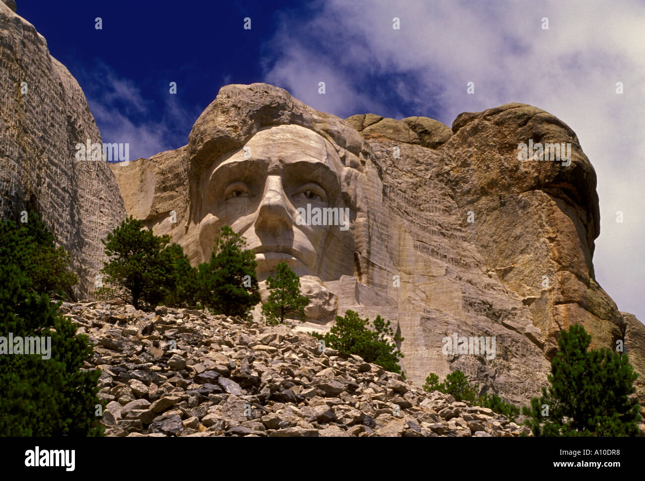 Mount Rushmore National Memorial, il monte Rushmore e il National Memorial, Keystone, Black Hills, Pennington County, il Dakota del Sud Foto Stock