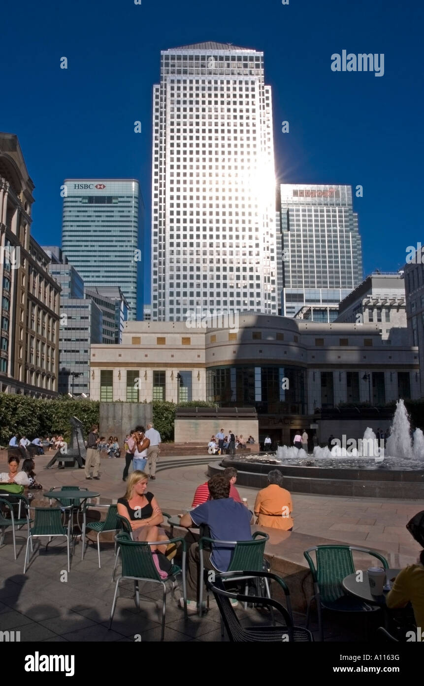 Canary Wharf London Foto Stock