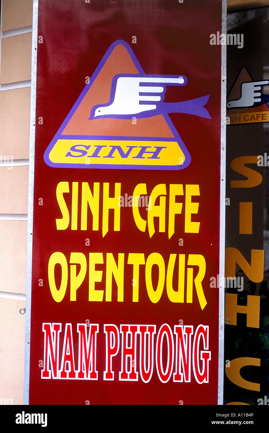 Senh Cafe firmare uno dei maggiori tour operator indipendenti in Vietnam Foto Stock