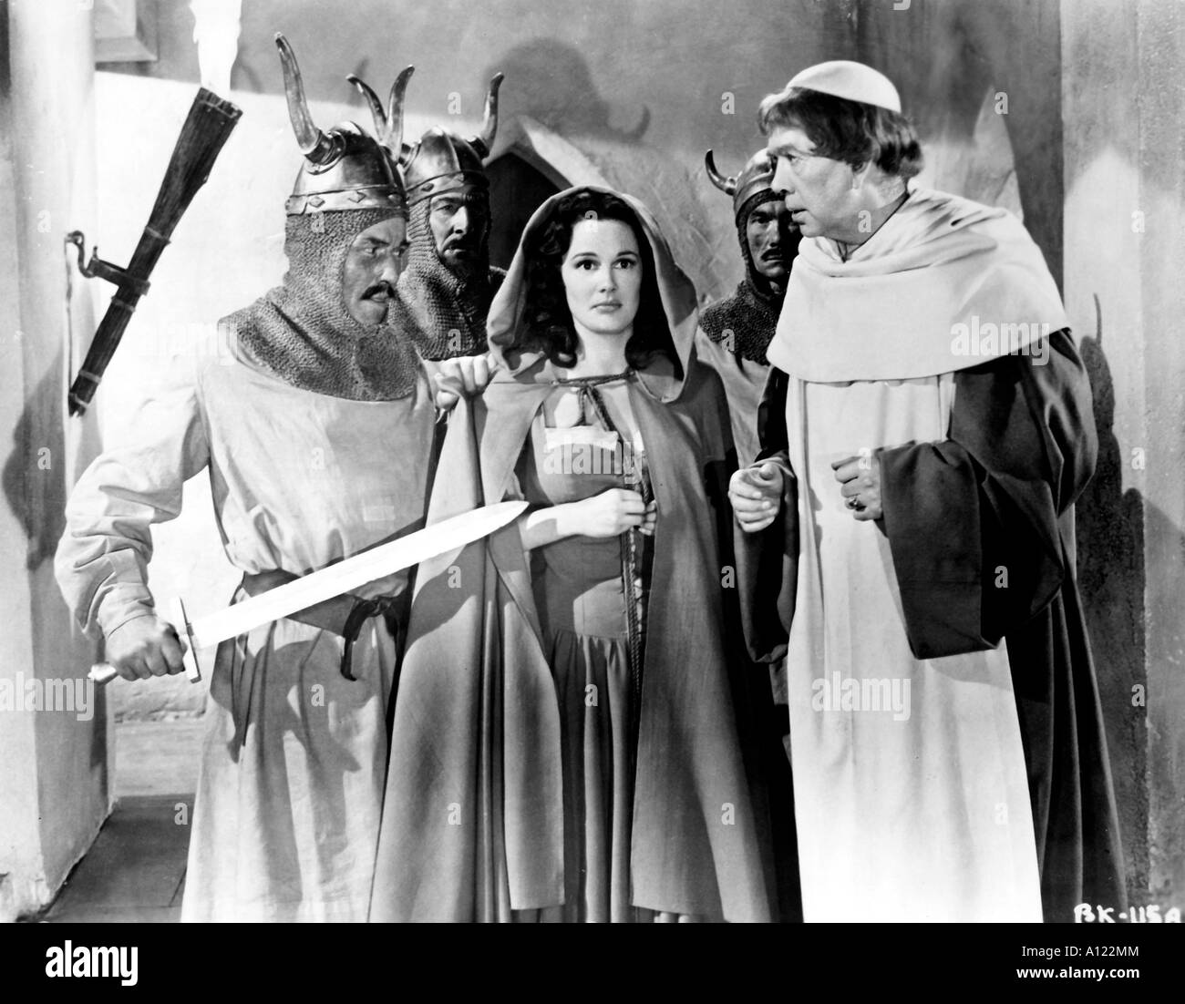 Il Cavaliere Nero Anno 1954 Direttore Tay Garnett Patricia Medina Foto Stock