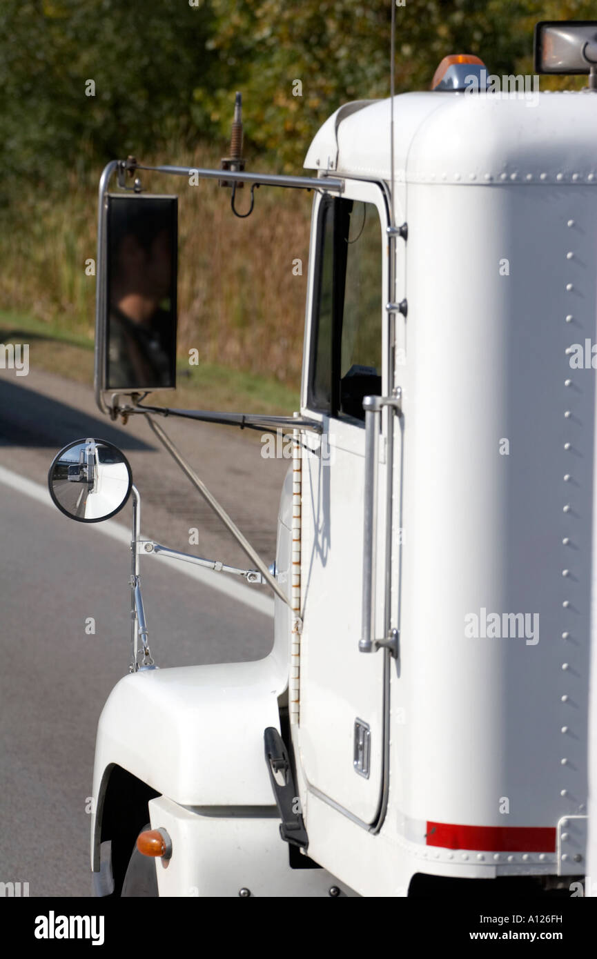 Carrello su autostrada Foto Stock