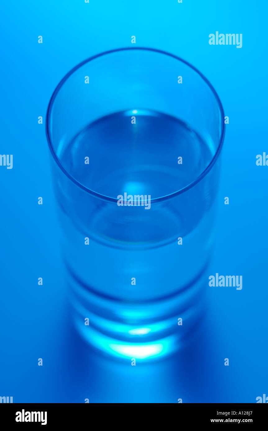 Bicchiere d'acqua Foto Stock