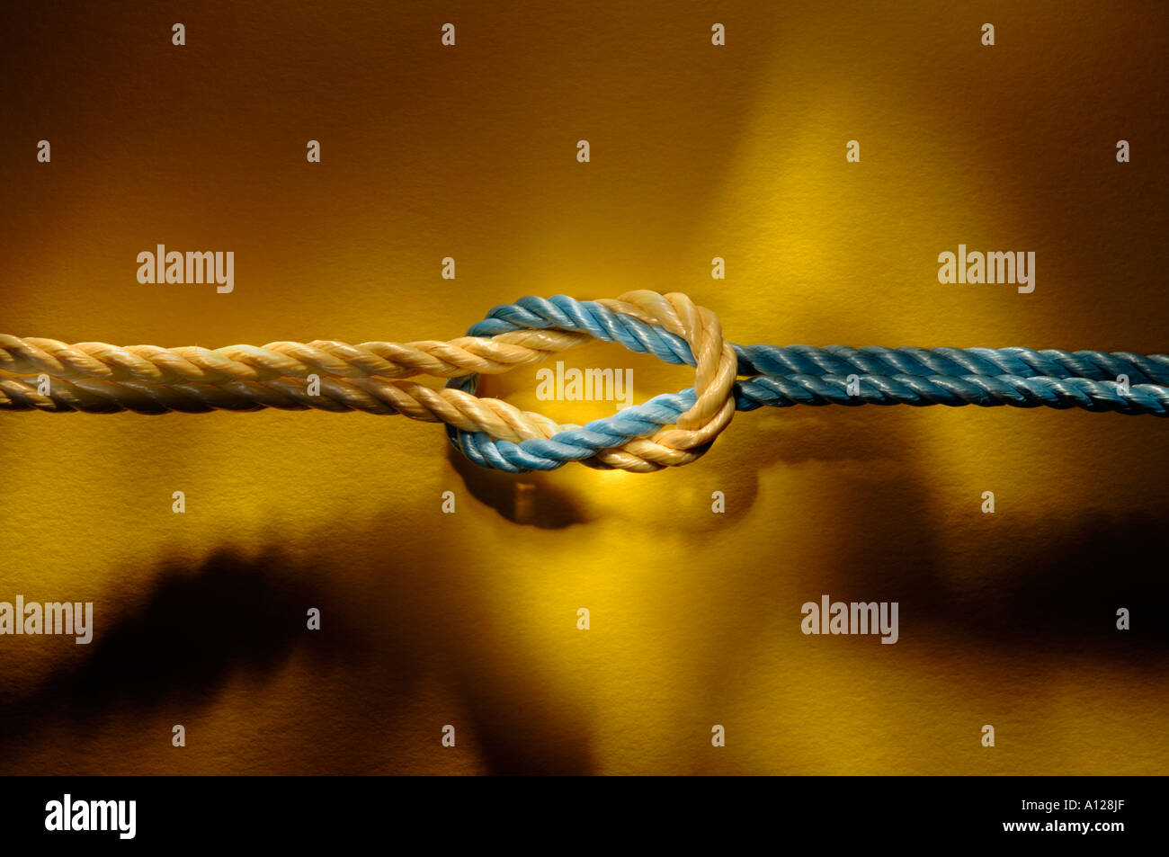 Corda annodata Foto Stock