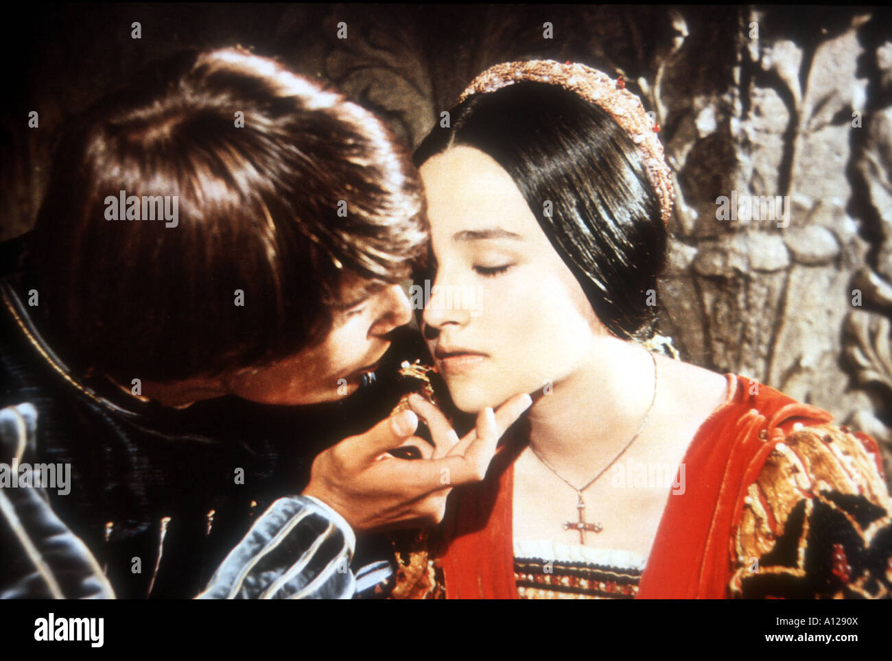 Romeo e Giulietta Anno 1967 direttore Franco Zeffirelli Leonard Whiting Olivia Hussey basato su Shakespeare s play Foto Stock