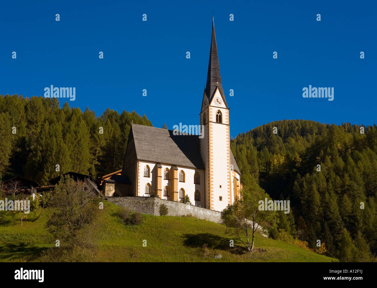 Heiligenblut resort in alte Alpi Austria Foto Stock