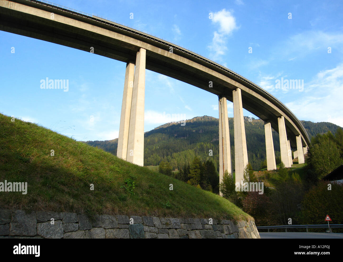 Il passo del Brennero in Austria Foto Stock