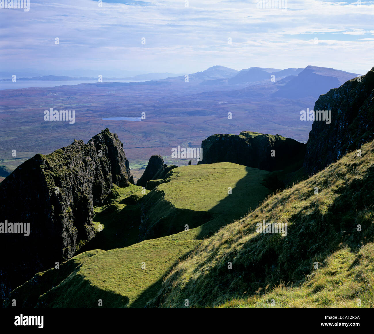 La Quiraing Trotternish Peninsula Isola di Skye Foto Stock