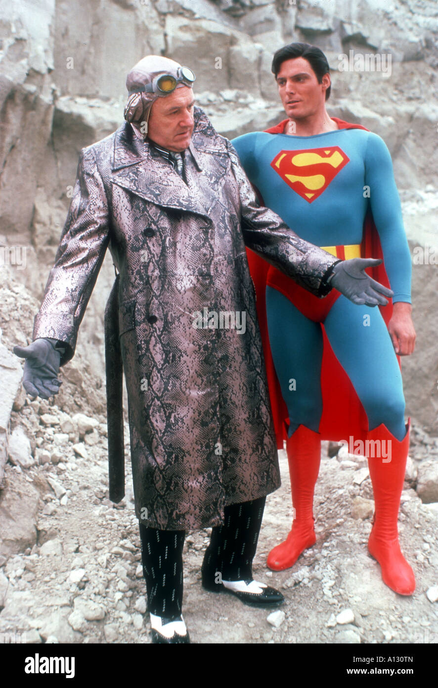 Superman IV anno 1987 Direttore Sidney Furie Christopher Reeve Gene Hackman basato su Jerry Siegel e Joe Shuster s comic str Foto Stock