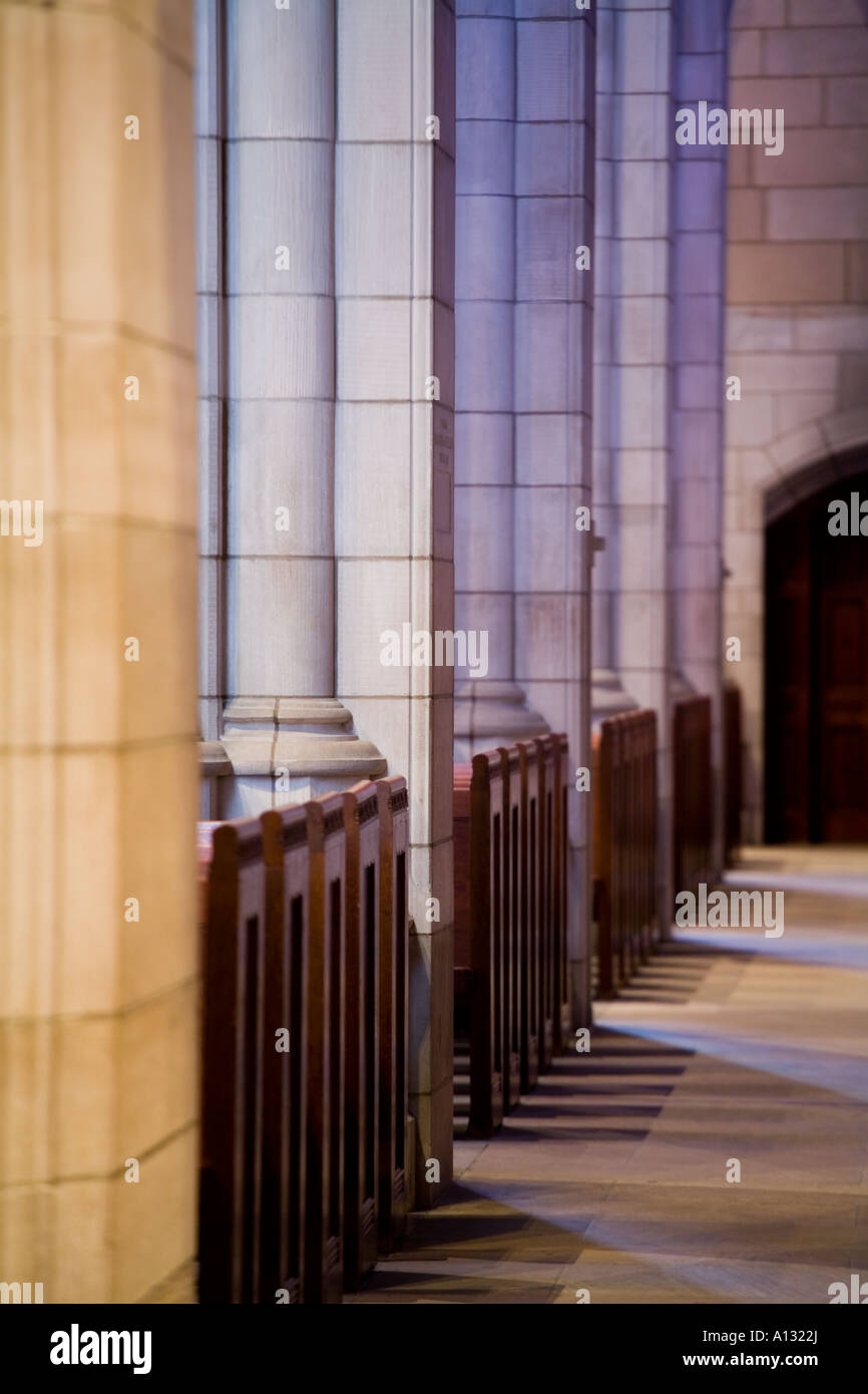 Università di Princeton Cappella interno Foto Stock