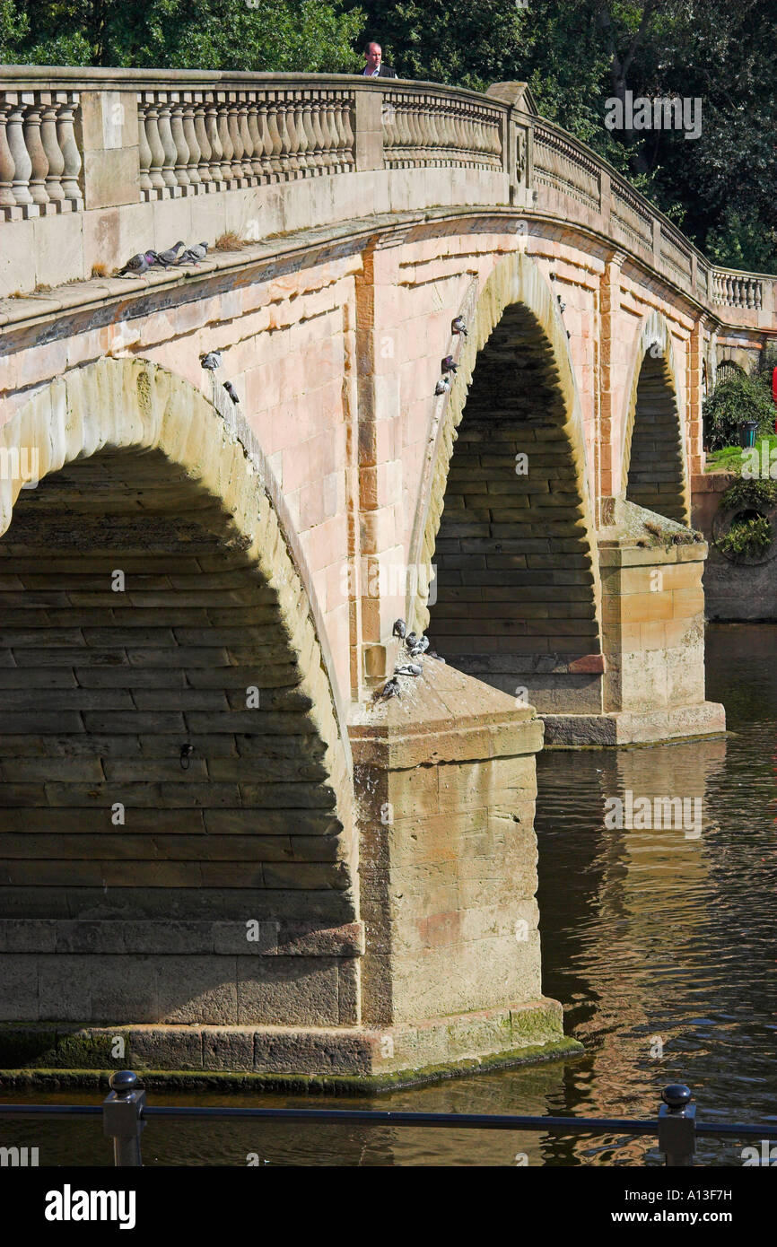 Thomas Telford il ponte sopra il fiume Severn (costruito 1808), Bewdley, Hereford e Worcester, Inghilterra Foto Stock