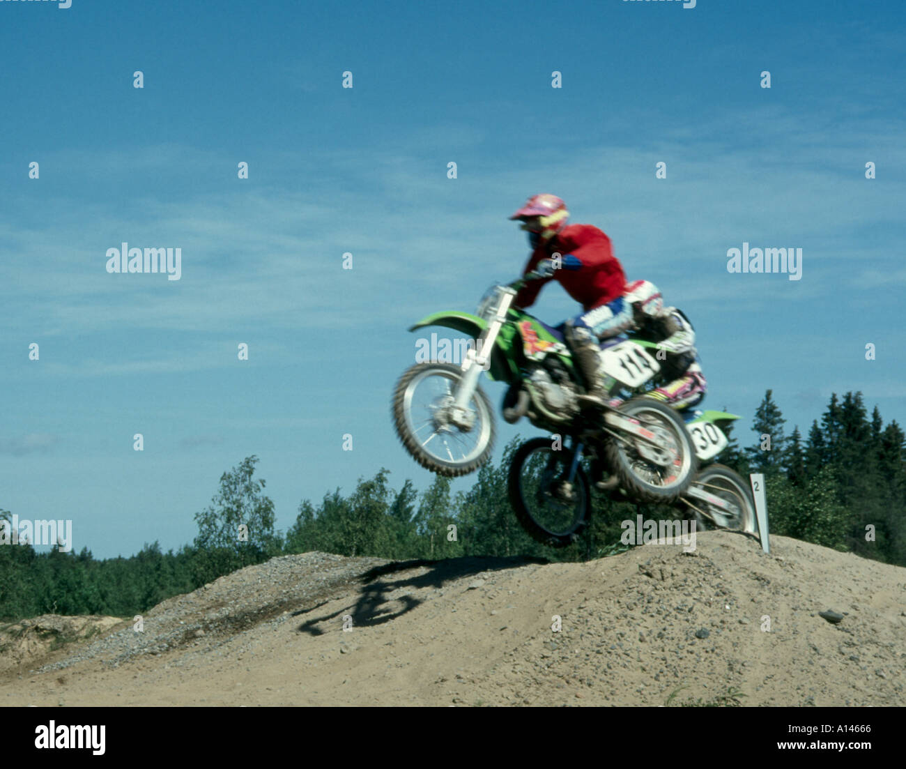 Motocross Foto Stock