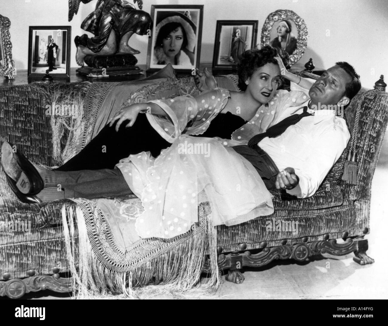 Sunset Boulevard 1950 Billy Wilder Gloria Swanson William Holden Foto Stock
