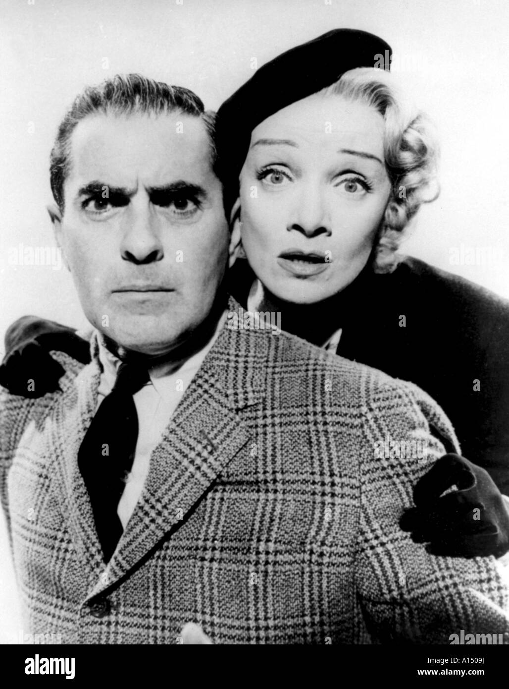 Testimone dell'accusa Anno 1957 Director Billy Wilder Marlene Dietrich Tyrone Power sulla base di Agatha Christie s book Foto Stock