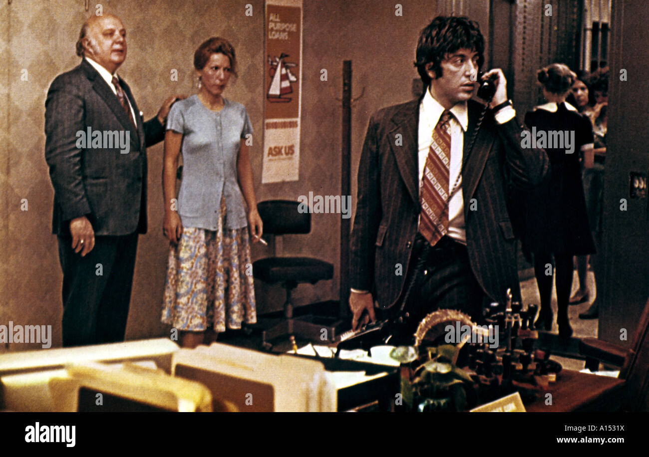 Cane giorno pomeriggio Anno 1975 Direttore Sidney Lumet Al Pacino Foto Stock