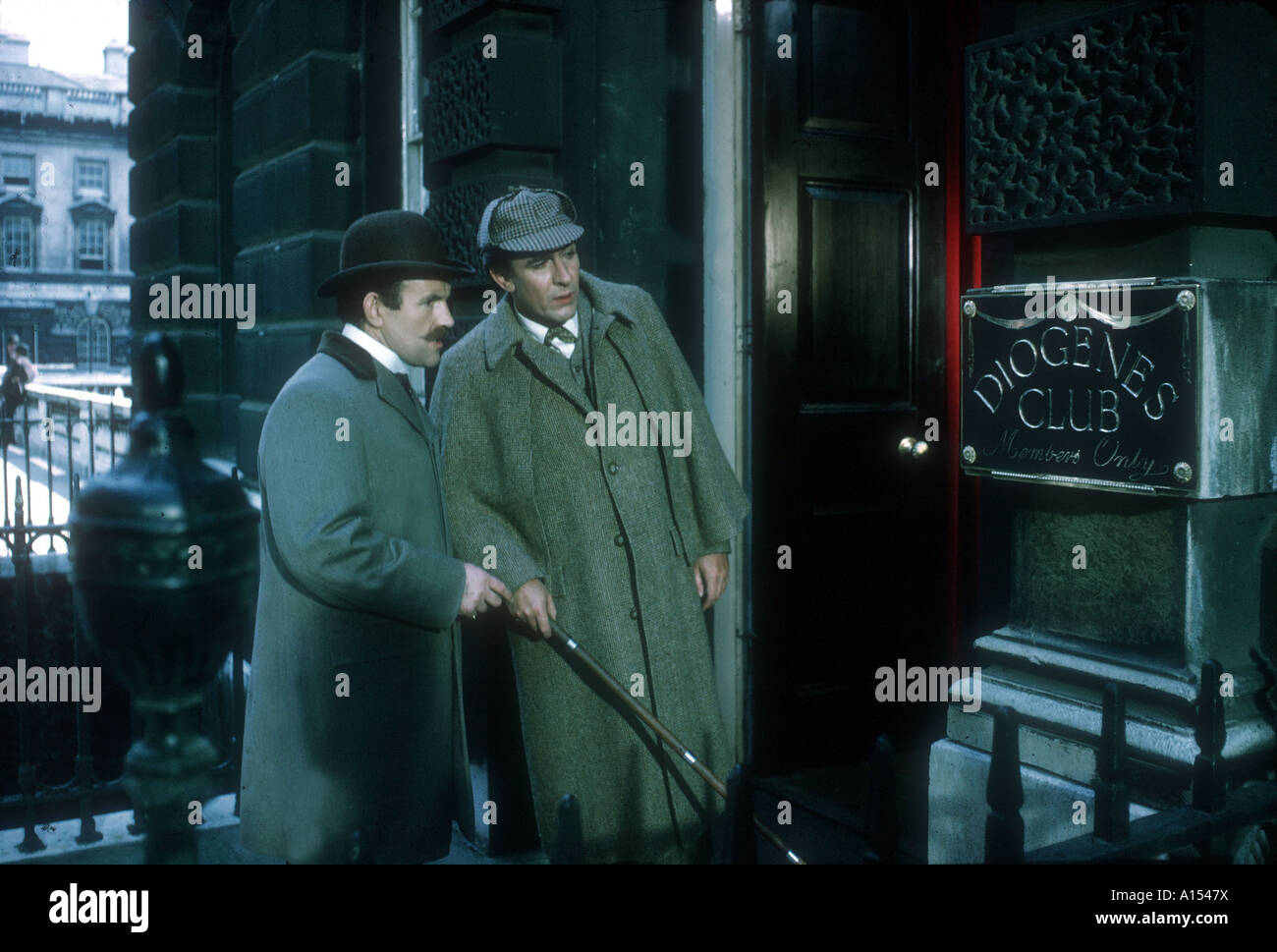 La vita privata di Sherlock Holmes Anno 1969 Director Billy Wilder Robert Stephens Colin Blakely Foto Stock