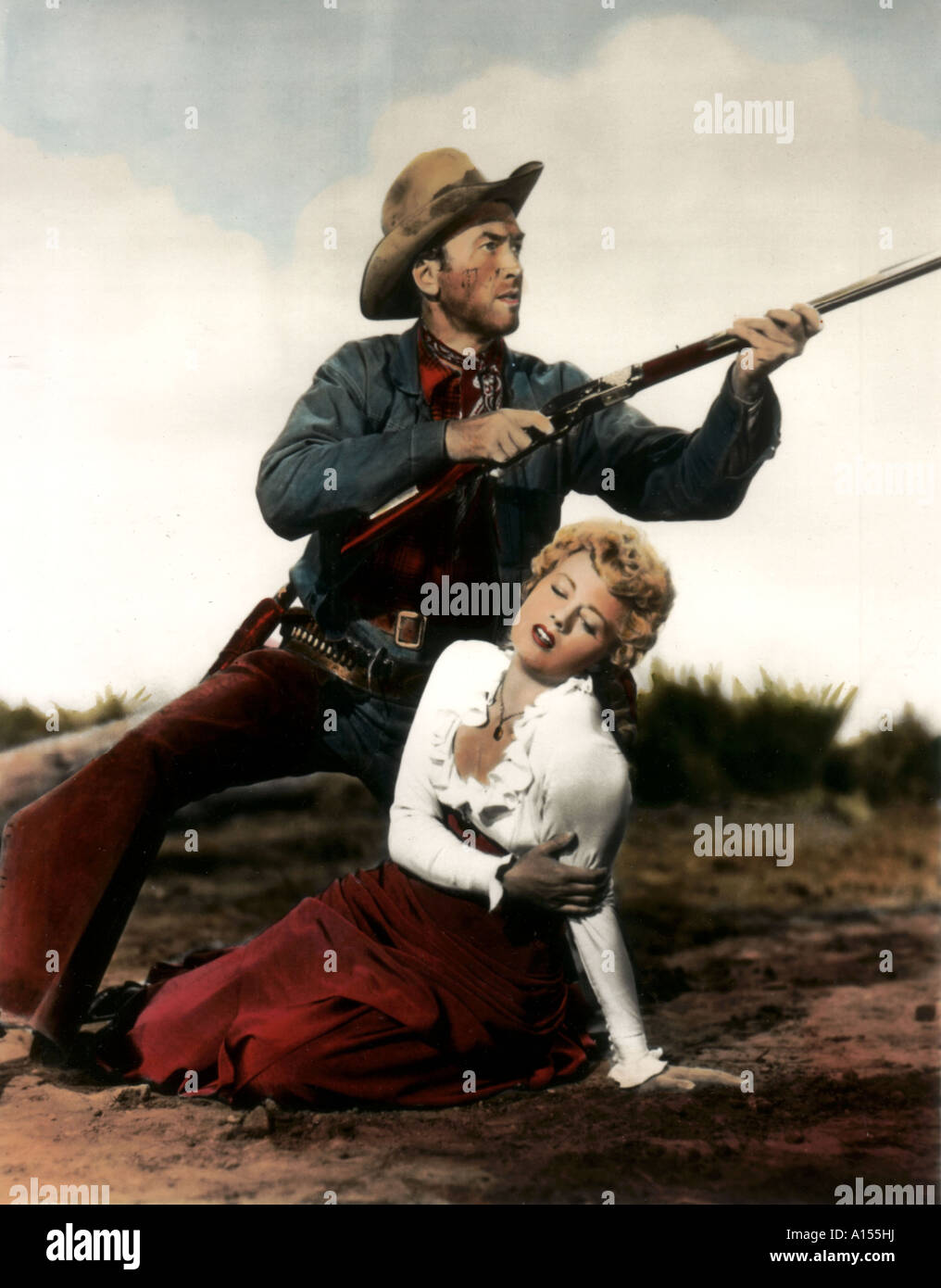 Winchester 73 Anno 1950 direttore Anthony Mann James Stewart Shelley Winters Foto Stock