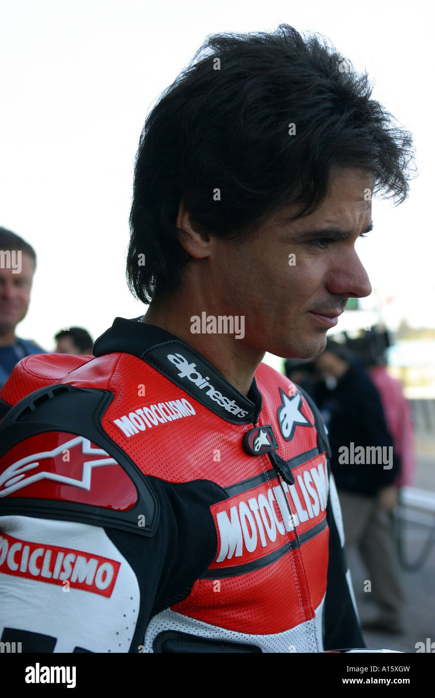 Alex Crivillé spagnolo 500cc motorcycle racing campione Foto Stock