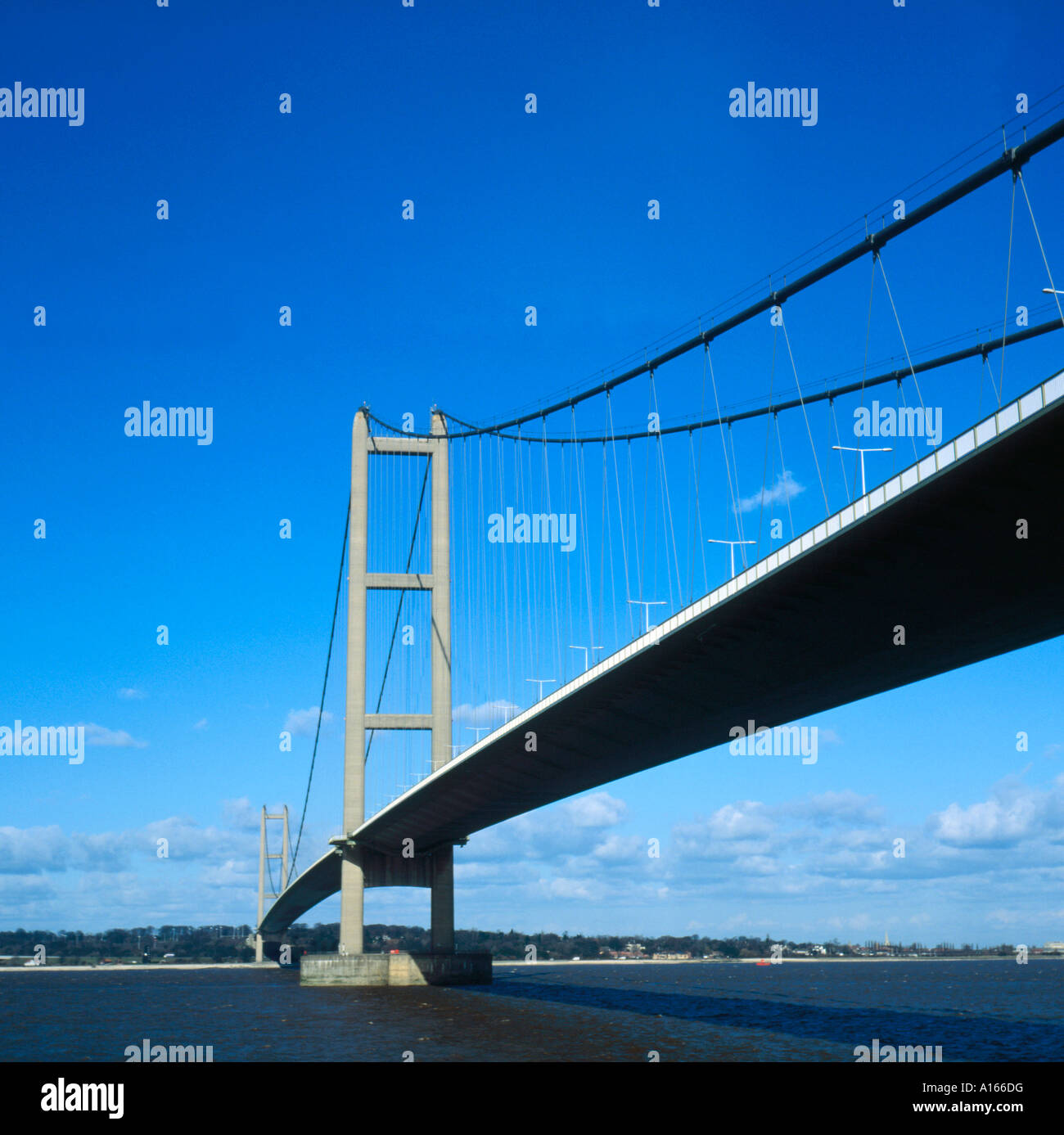 Ponte Humber Hull Humberside REGNO UNITO Foto Stock