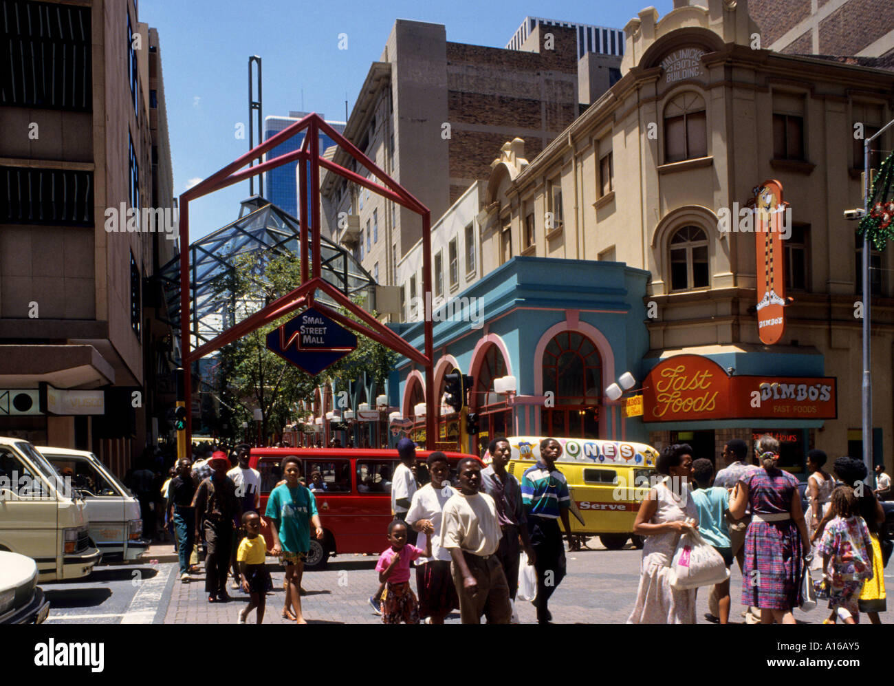 Transvaal Johannesburg Sudafrica in bianco e nero la popolazione caucasica Foto Stock
