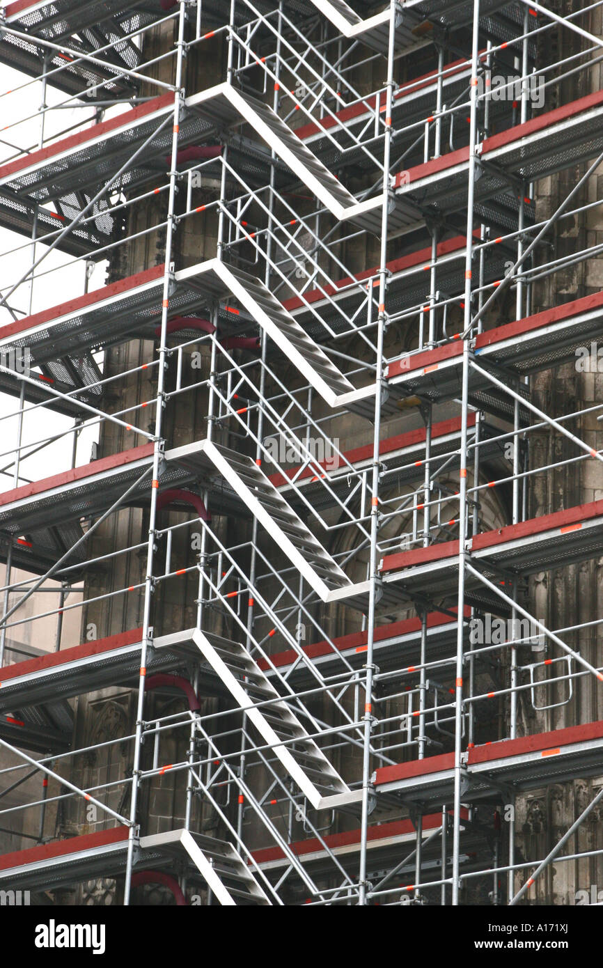 Ponteggio Foto Stock