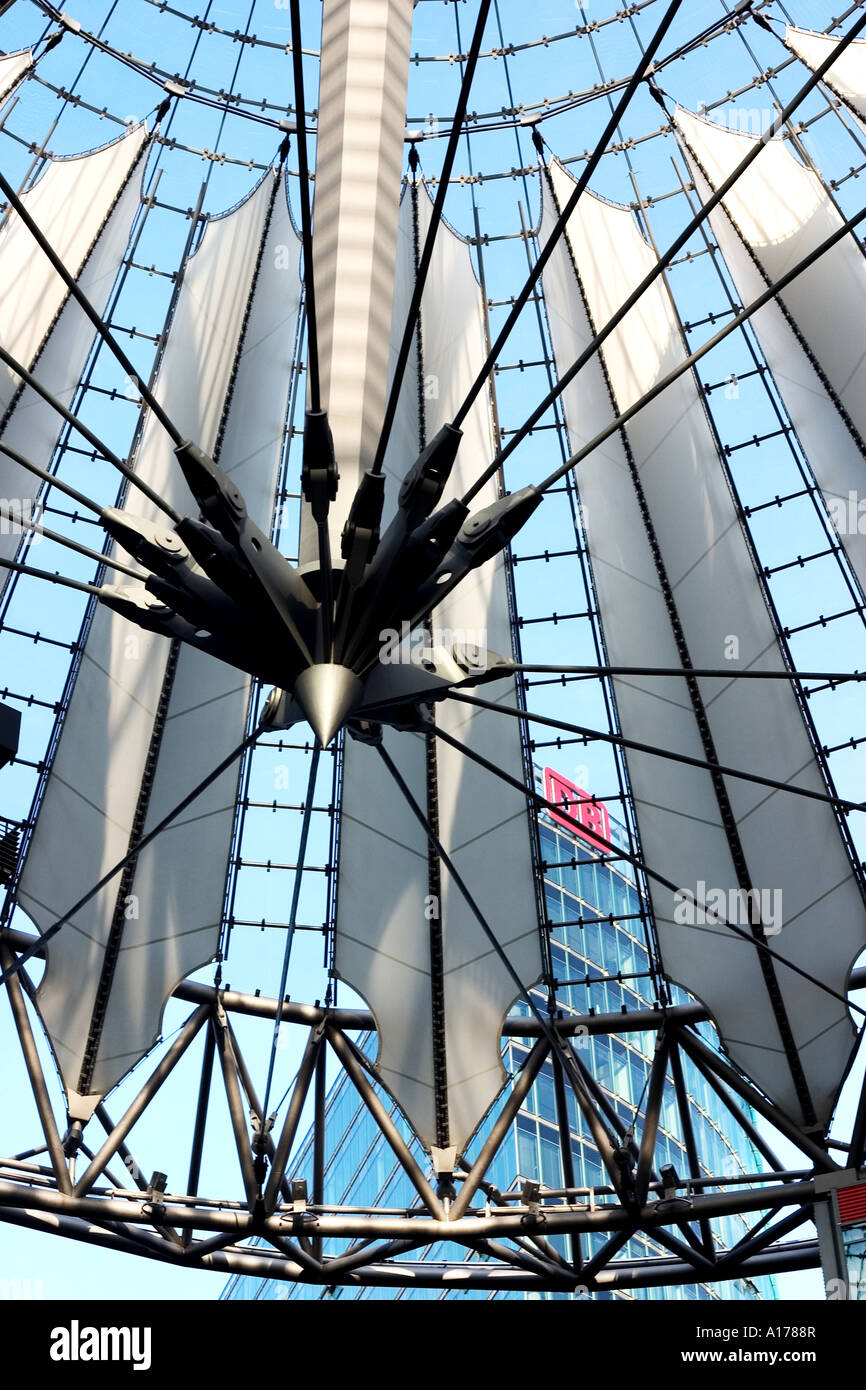 Tetto del Sony Centre Foto Stock