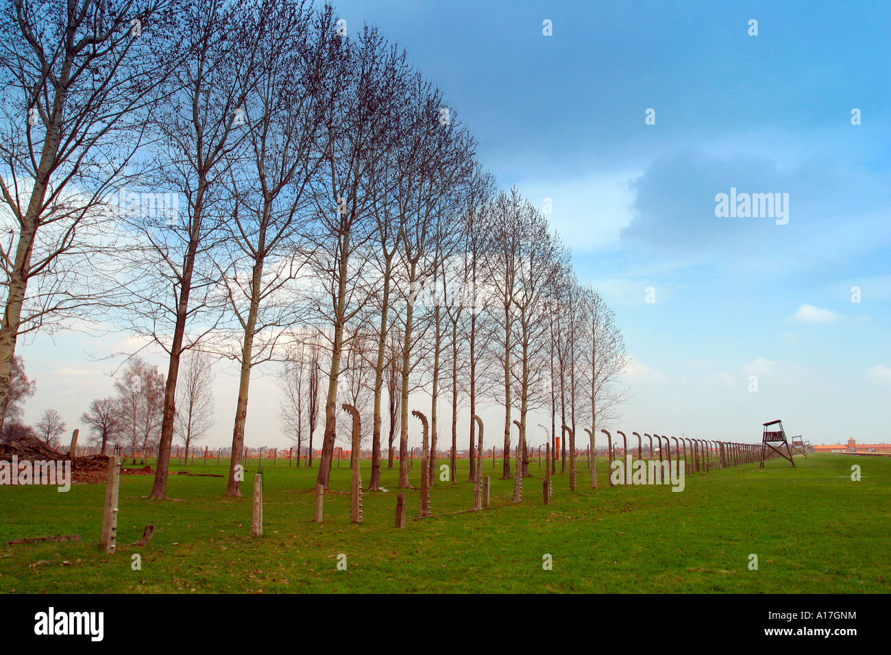 Il campo di concentramento di Auschwitz, Oswiecim, Polonia. Foto Stock