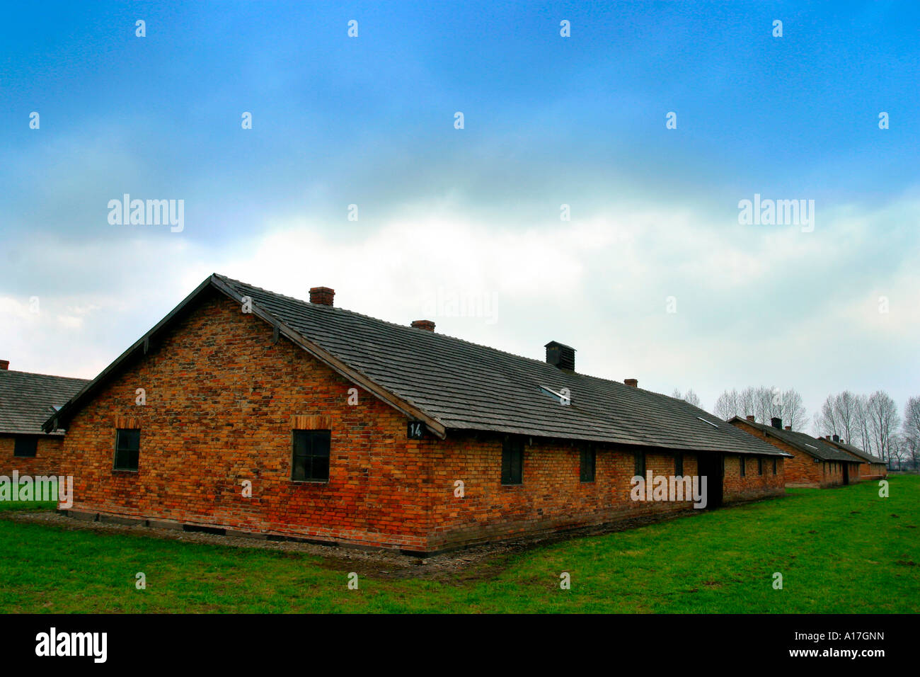 Il campo di concentramento di Auschwitz, Oswiecim, Polonia. Foto Stock