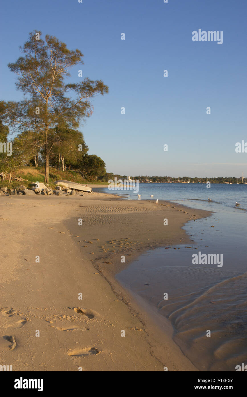 Gommoni sulla spiaggia di Iluka Nuovo Galles del Sud Foto Stock