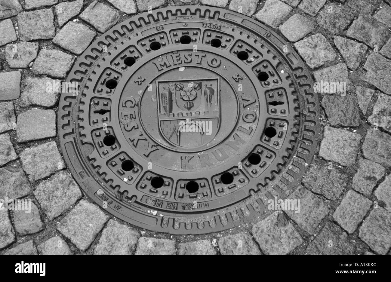 Città di Cesky Krumlov Repubblica Ceca Europa orientale Foto Stock