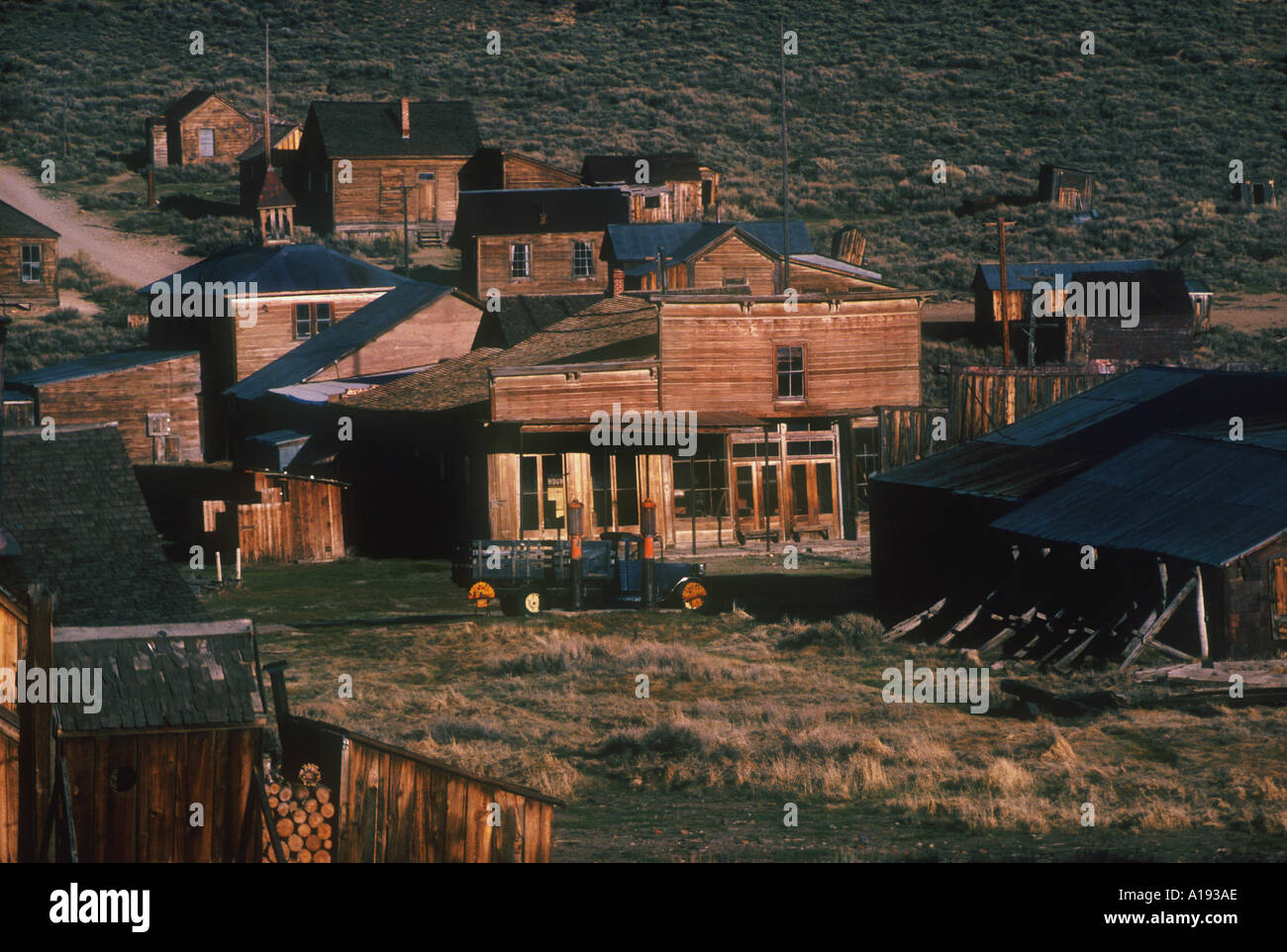 Bodie California sorge subito come il tempo ha lasciato Foto Stock