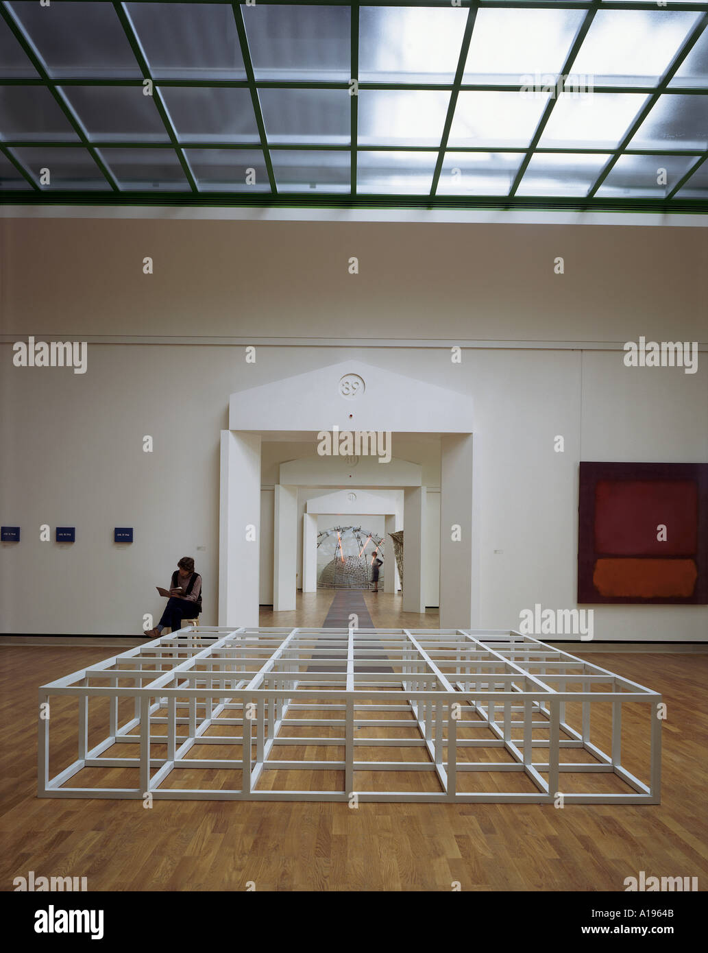 , Staatsgalerie Stuttgart (1977-84) - Art Gallery, il museo e il centro civico. Architetto: Stirling e Wilford Foto Stock