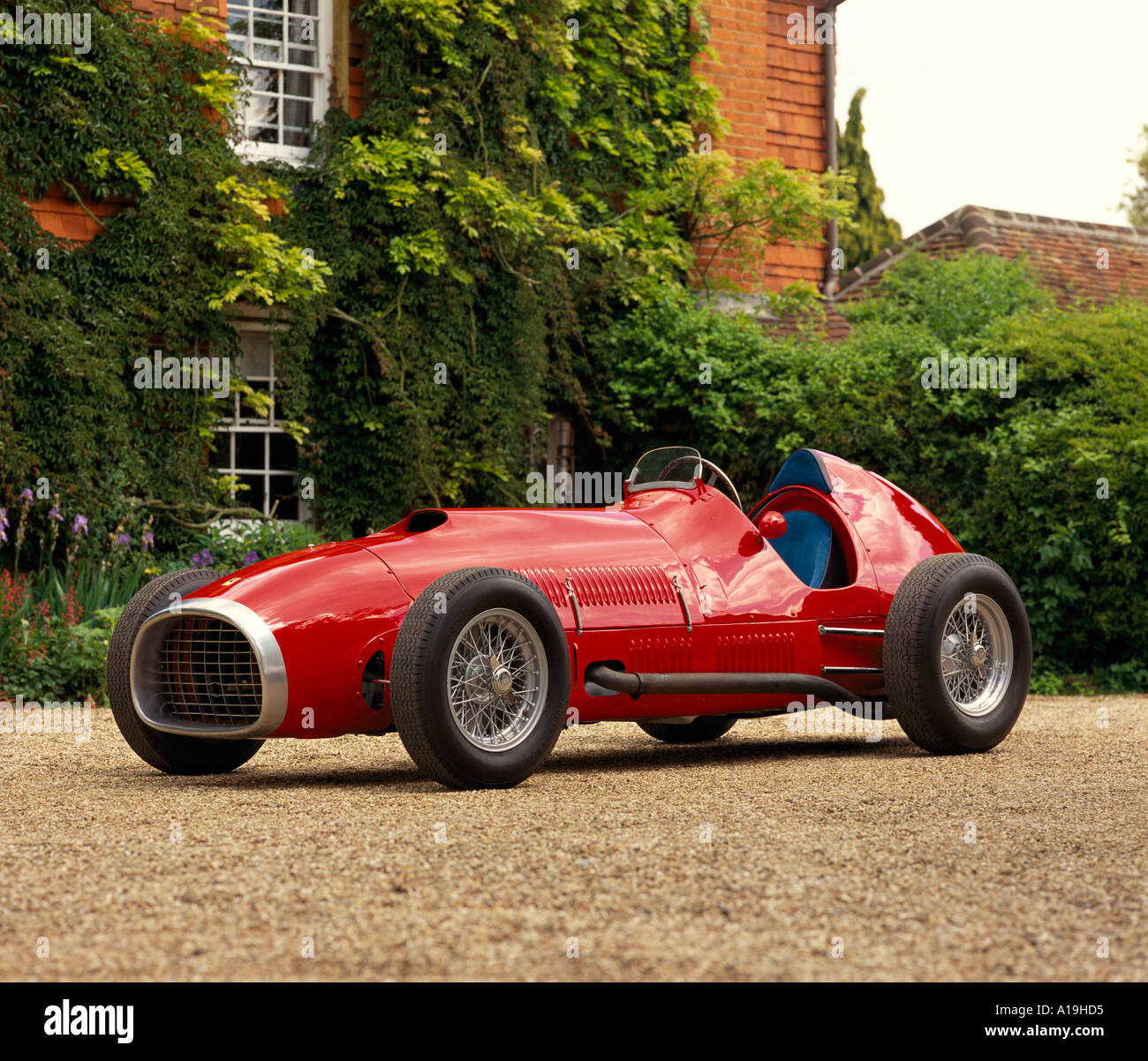1952 Ferrari 375 Indianapolis Formula 1 campionato AAA trail racing monoposto concedere l anello del pistone Paese Speciale Italia Foto Stock