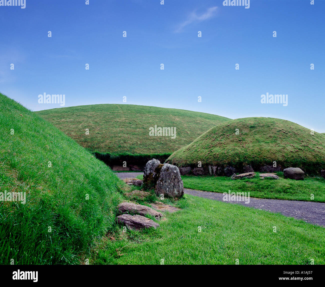 Knowth Co Meath Irlanda Foto Stock