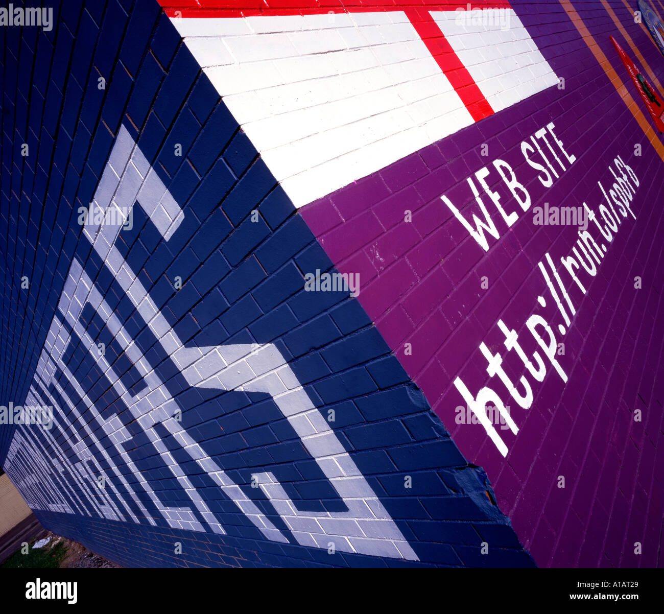 Murale lealisti Belfast Irlanda del Nord Foto Stock