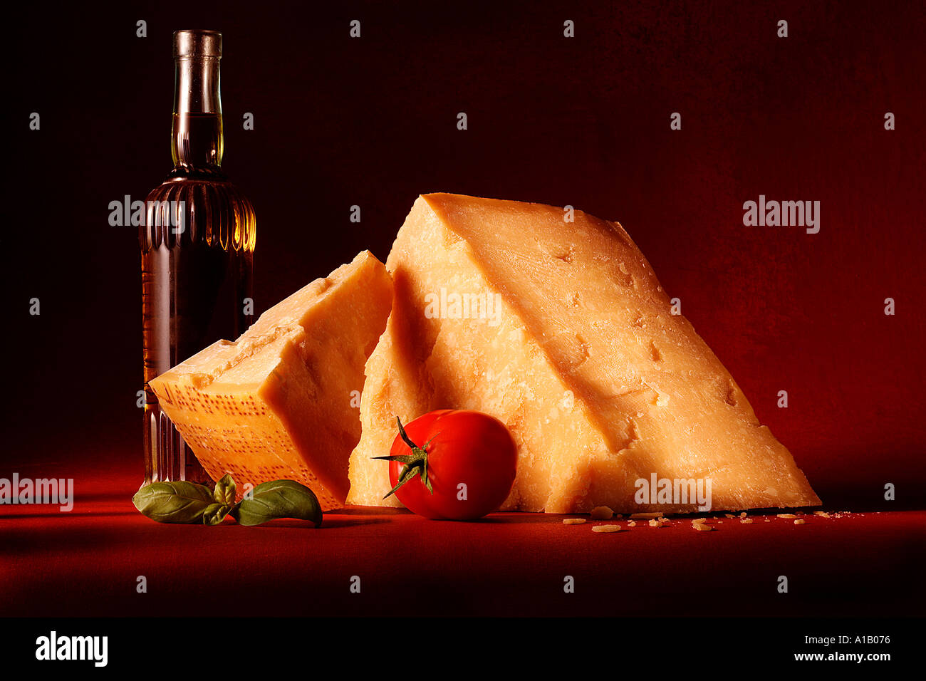 Italiano ancora la vita con parmigiano Foto Stock
