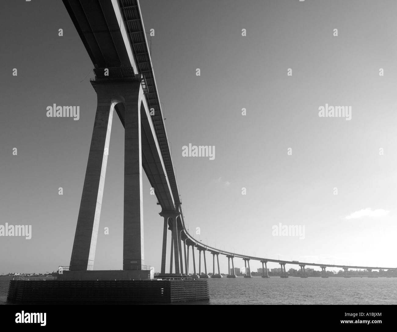 Il Coronado Bay Bridge di San Diego California USA Foto Stock